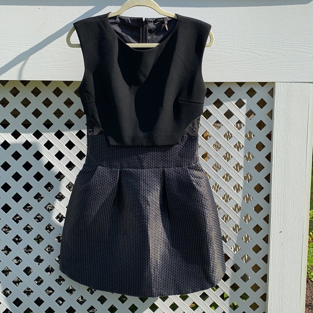 Maje Rydaf Mini Dress Black - Picture 2 of 8